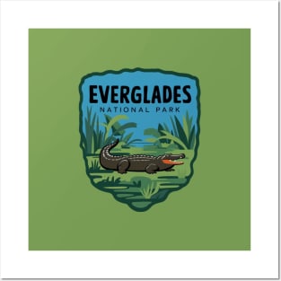 Everglades National Park Florida Alligator Posters and Art